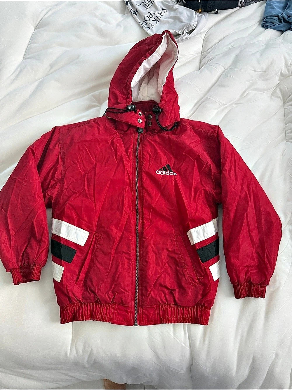 Vintage adidas Color Block Windbreaker Medium